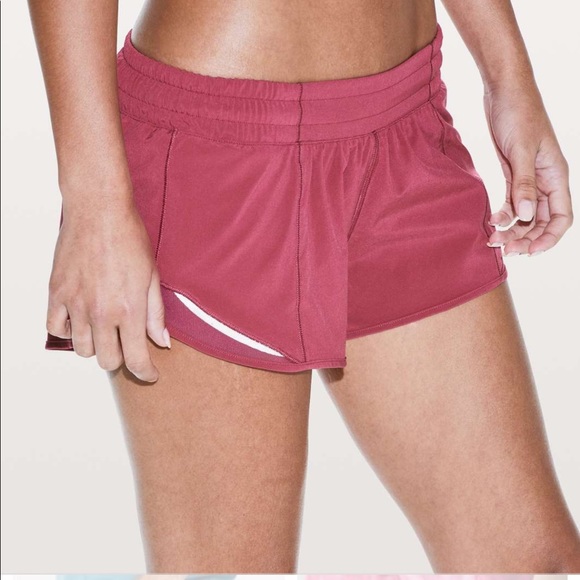 Lululemon Hotty Hot Shorts Pink - Picture 1 of 11